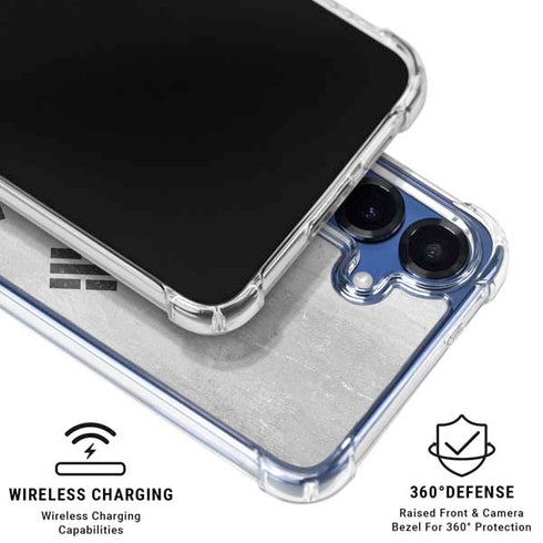 South Korean Flag Distressed Galaxy S25 Plus Clear Case